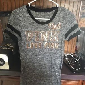 PINK Blingy Tee
